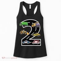 Two 2yr 2nd Birthday 2 Years Old 2nd Birthday Decoration Women's Tank Top thumb 0