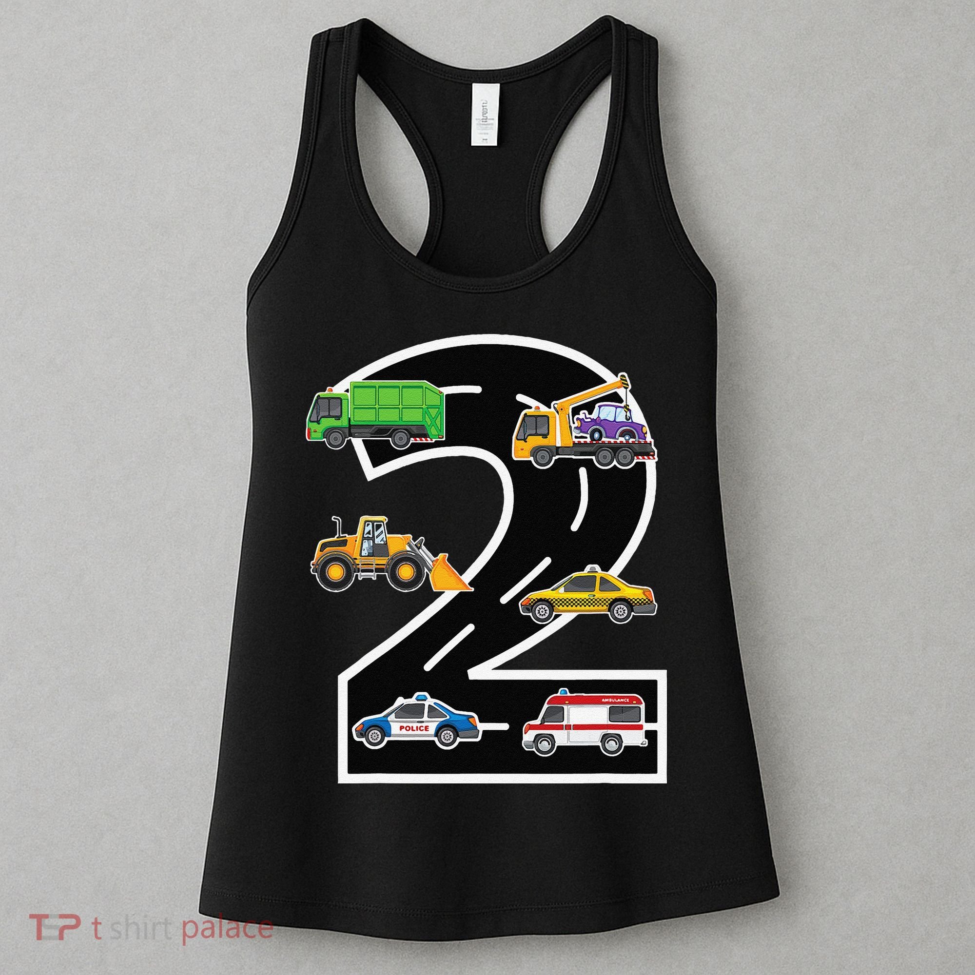 Two 2yr 2nd Birthday 2 Years Old 2nd Birthday Decoration Women's Tank Top