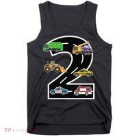 Two 2yr 2nd Birthday 2 Years Old 2nd Birthday Decoration Tank Top thumb 0