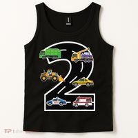 Two 2yr 2nd Birthday 2 Years Old 2nd Birthday Decoration Tank Top thumb 2