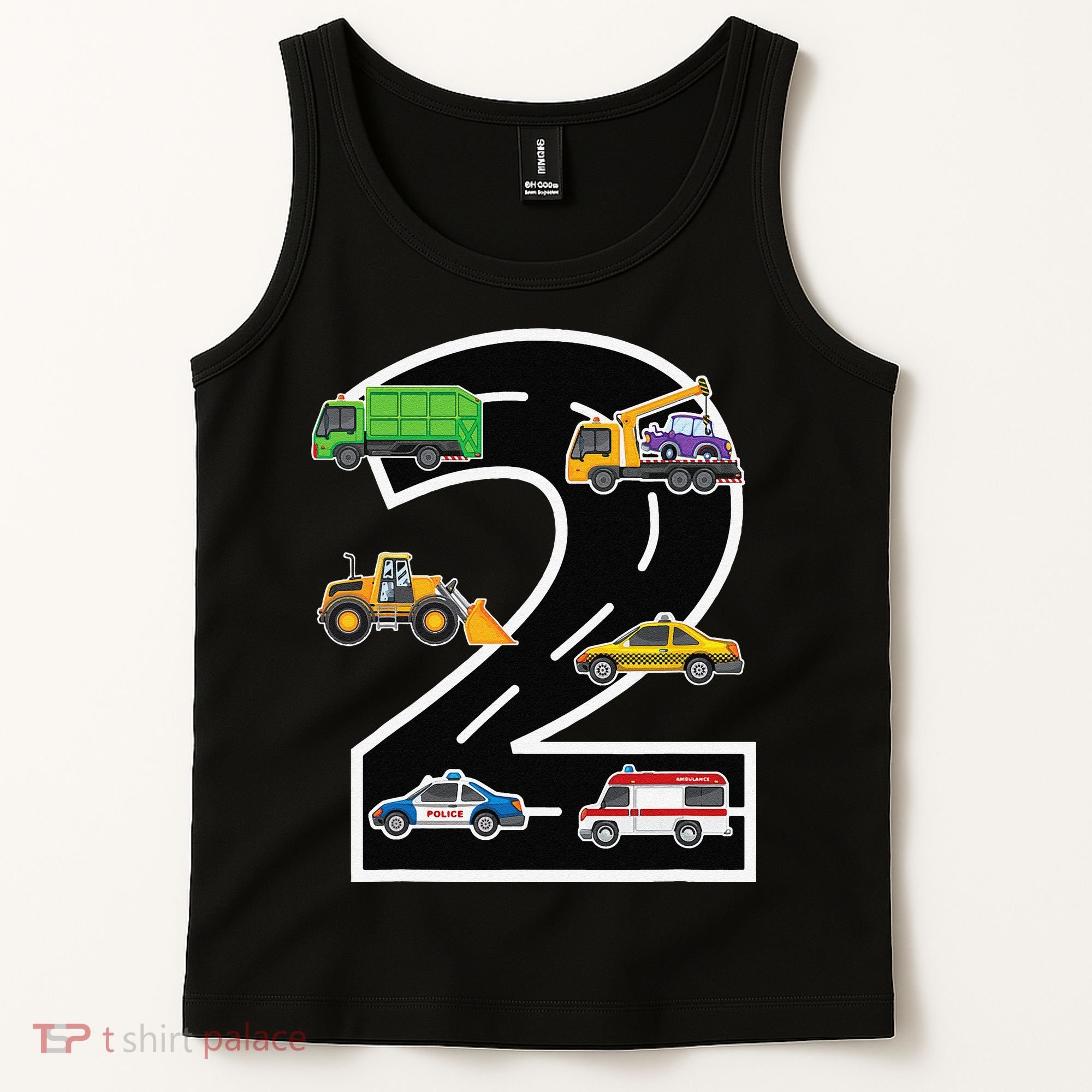 Two 2yr 2nd Birthday 2 Years Old 2nd Birthday Decoration Tank Top