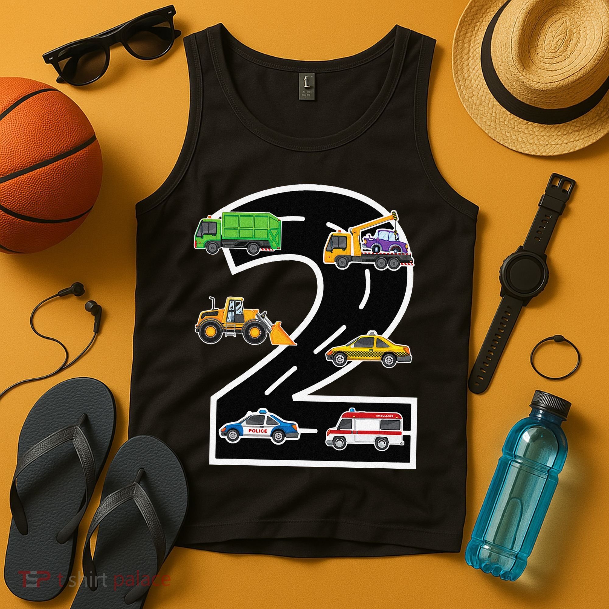 Two 2yr 2nd Birthday 2 Years Old 2nd Birthday Decoration Tank Top
