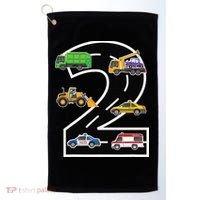 Two 2yr 2nd Birthday 2 Years Old 2nd Birthday Decoration Golf Towel thumb 0