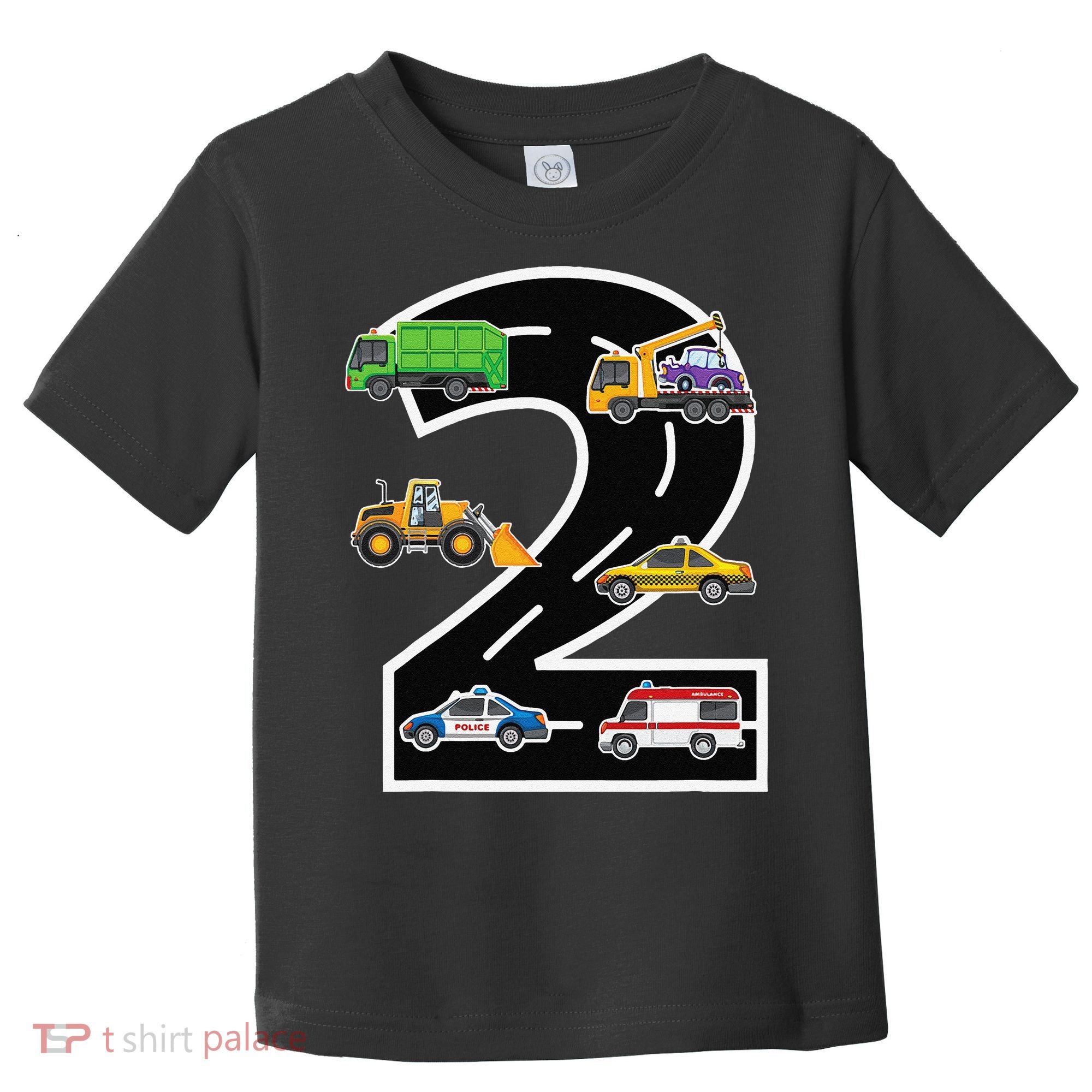 Two 2yr 2nd Birthday 2 Years Old 2nd Birthday Decoration Toddler T-Shirt