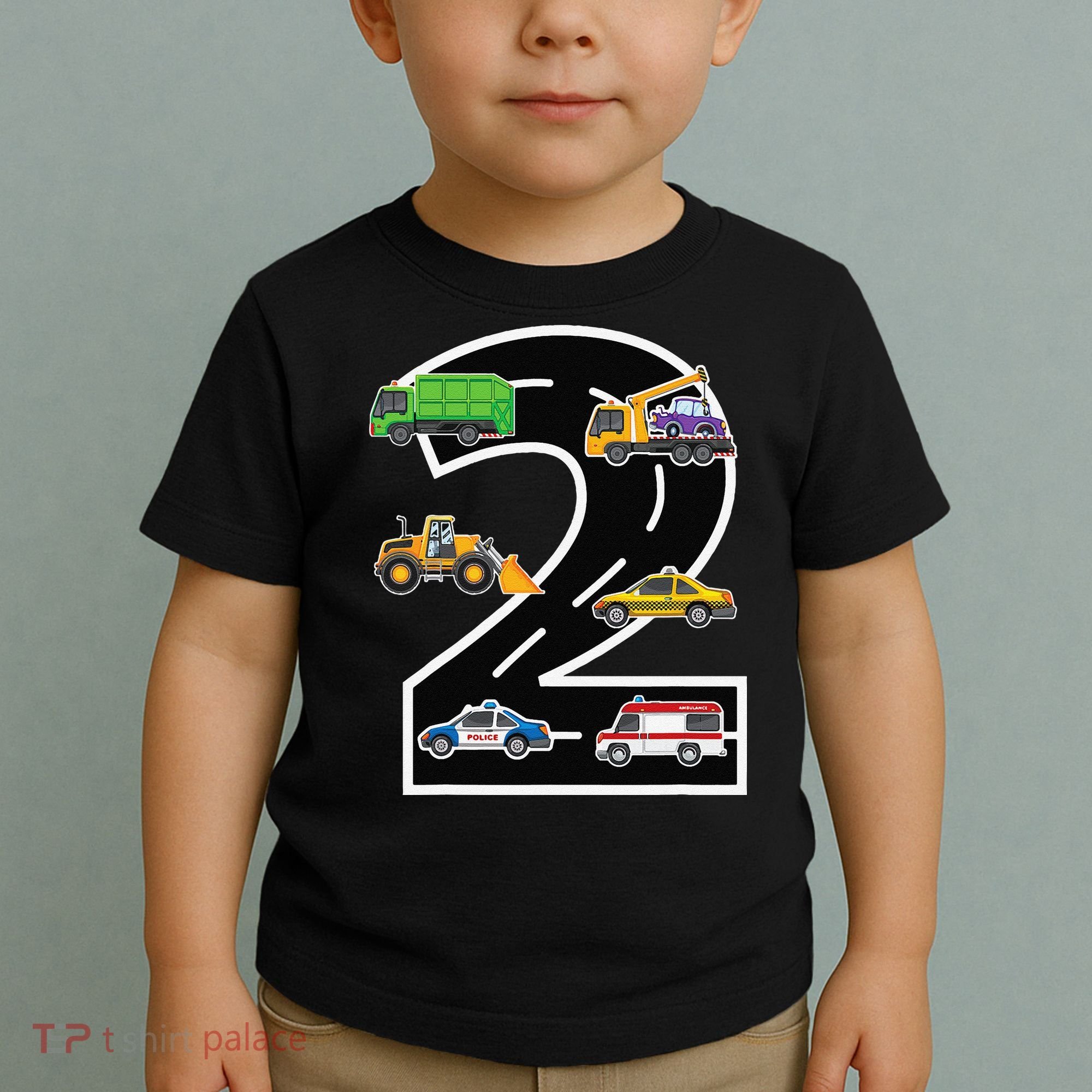 Two 2yr 2nd Birthday 2 Years Old 2nd Birthday Decoration Toddler T-Shirt