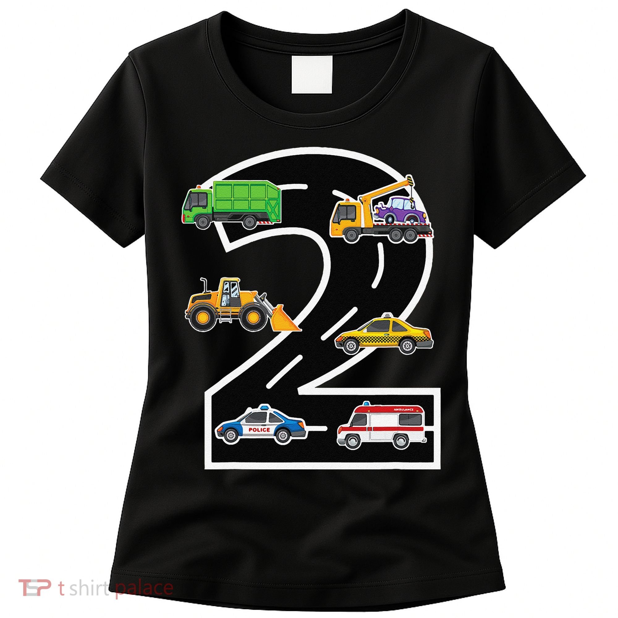 Two 2yr 2nd Birthday 2 Years Old 2nd Birthday Decoration Women's T-Shirt