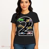 Two 2yr 2nd Birthday 2 Years Old 2nd Birthday Decoration Women's T-Shirt thumb 4