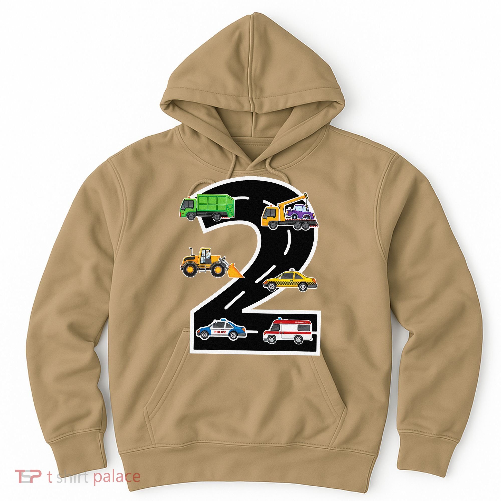 Two 2yr 2nd Birthday 2 Years Old 2nd Birthday Decoration Hoodie