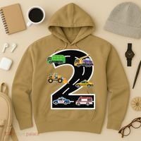 Two 2yr 2nd Birthday 2 Years Old 2nd Birthday Decoration Hoodie thumb 3