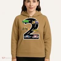Two 2yr 2nd Birthday 2 Years Old 2nd Birthday Decoration Hoodie thumb 5