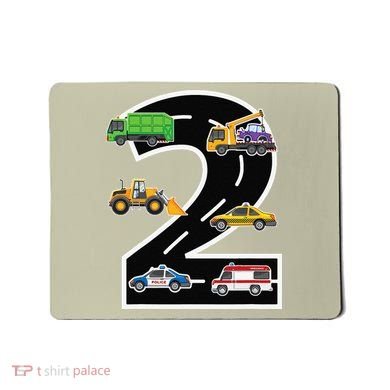 Two 2yr 2nd Birthday 2 Years Old 2nd Birthday Decoration Mousepad