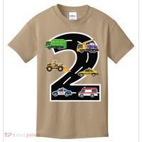 Two 2yr 2nd Birthday 2 Years Old 2nd Birthday Decoration Kids T-Shirt thumb 0
