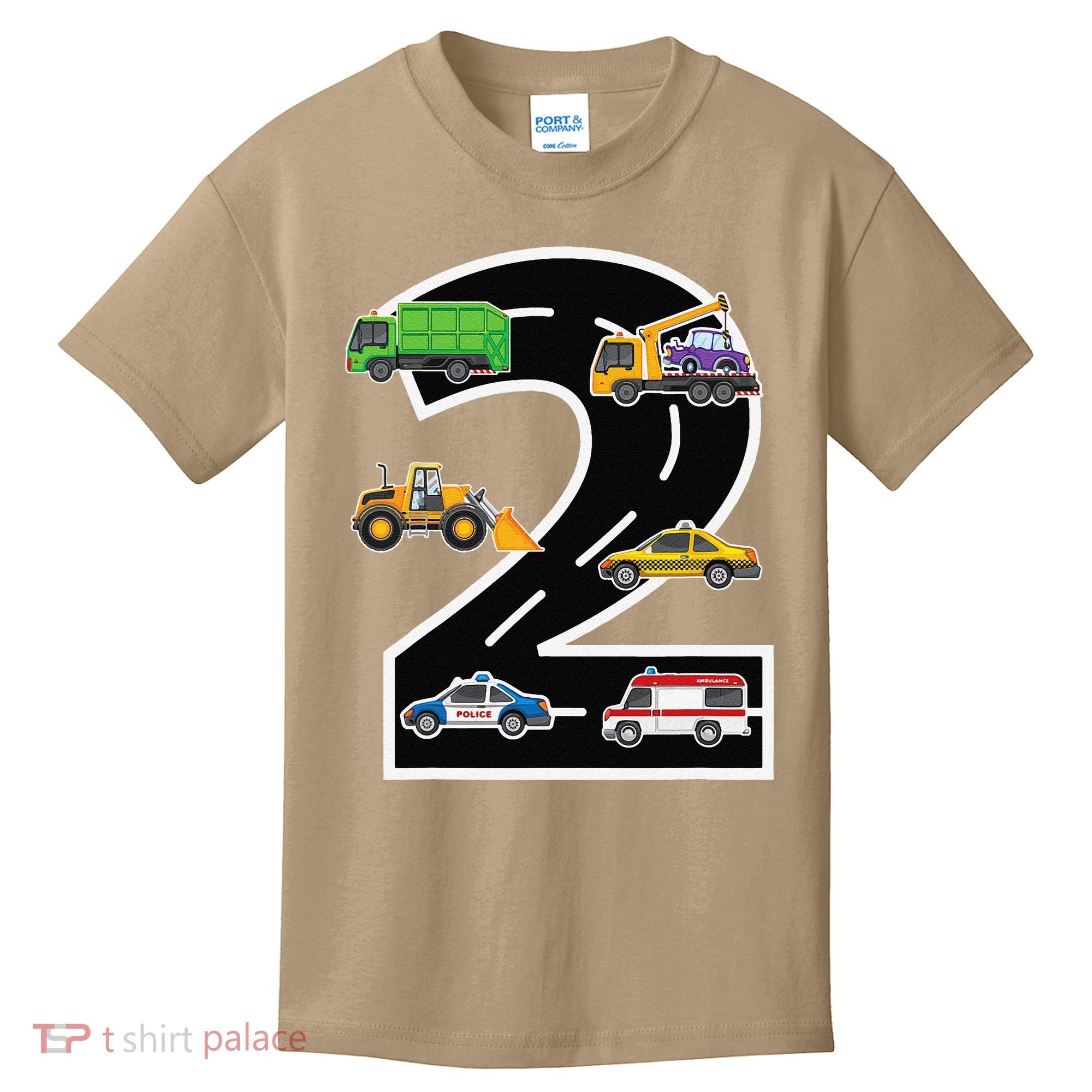Two 2yr 2nd Birthday 2 Years Old 2nd Birthday Decoration Kids T-Shirt