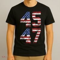 Trump 2024 45 47 Vintage Usa 45 47 Trump 2024 T-Shirt thumb 3