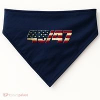Trump 2024 45 47 American Flag USA-Made Doggie Bandana thumb 0