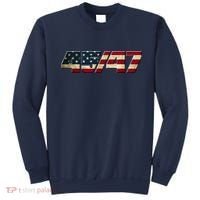 Trump 2024 45 47 American Flag Sweatshirt thumb 0