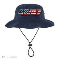 Trump 2024 45 47 American Flag Bucket Hat thumb 0