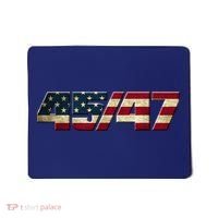 Trump 2024 45 47 American Flag Mousepad thumb 0