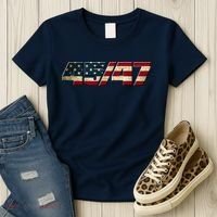 Trump 2024 45 47 American Flag Women's T-Shirt thumb 3