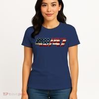 Trump 2024 45 47 American Flag Women's T-Shirt thumb 4