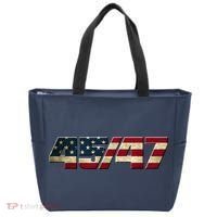 Trump 2024 45 47 American Flag Tote Bag thumb 0