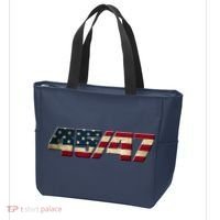 Trump 2024 45 47 American Flag Tote Bag thumb 3