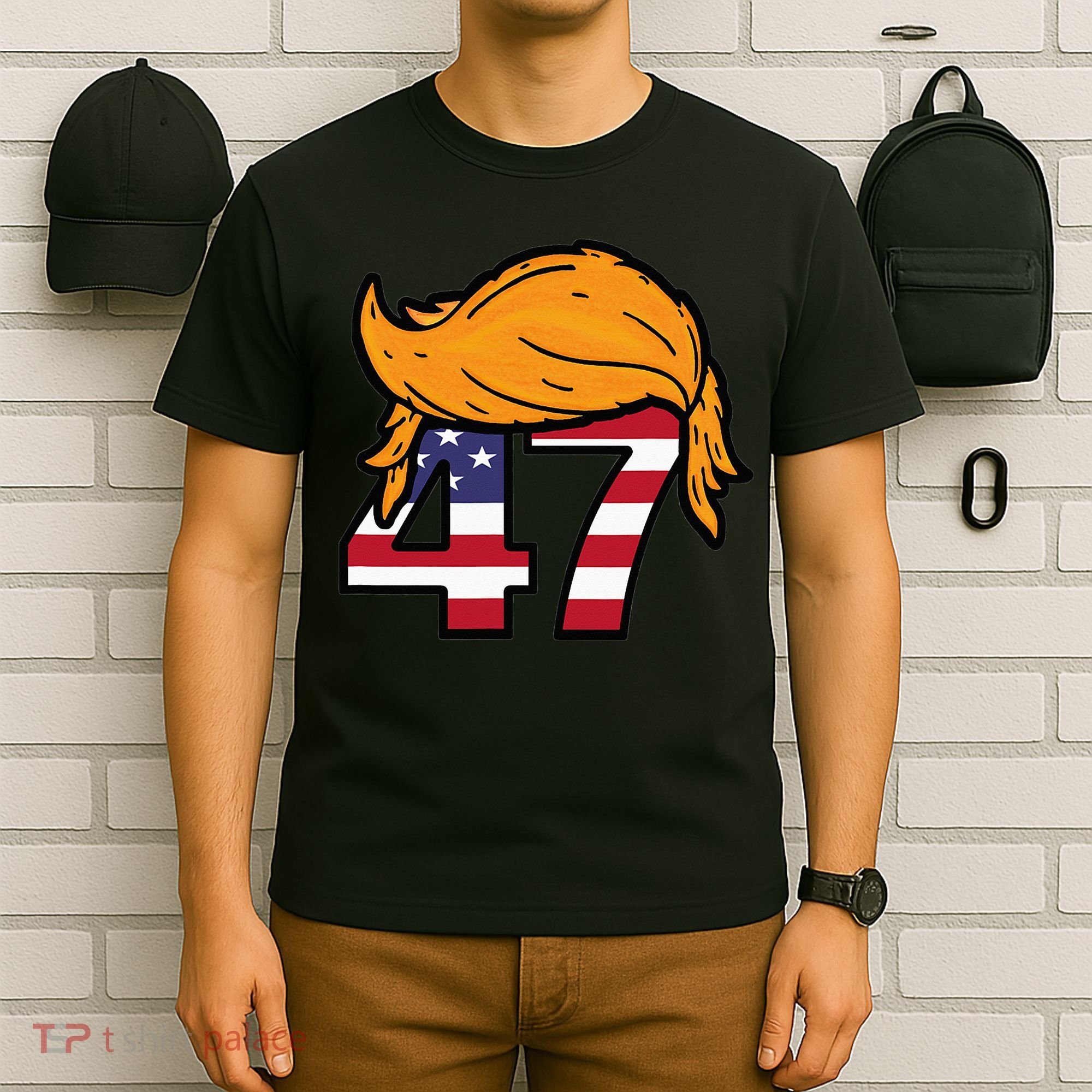 TRUMP 47th President Hair T-Shirt
