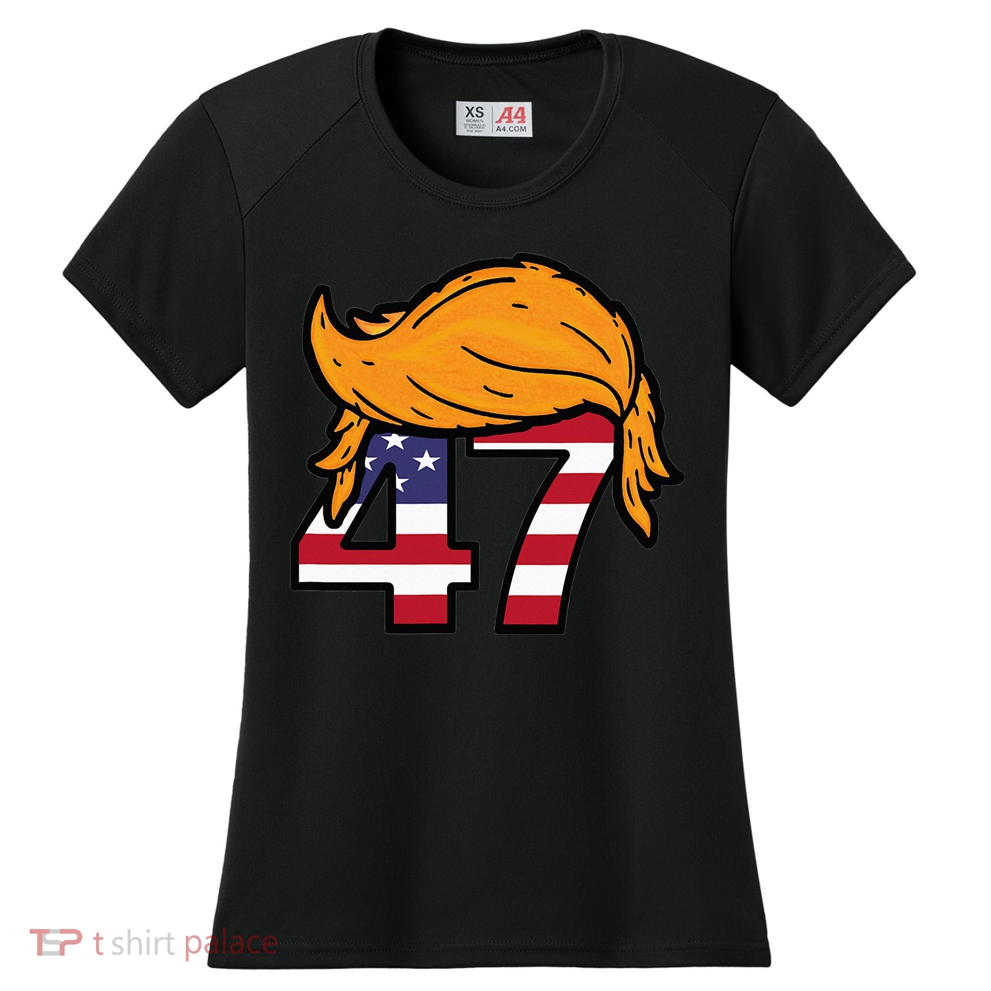 TRUMP 47th President Hair Women's Cooling Performance Crew T-Shirt