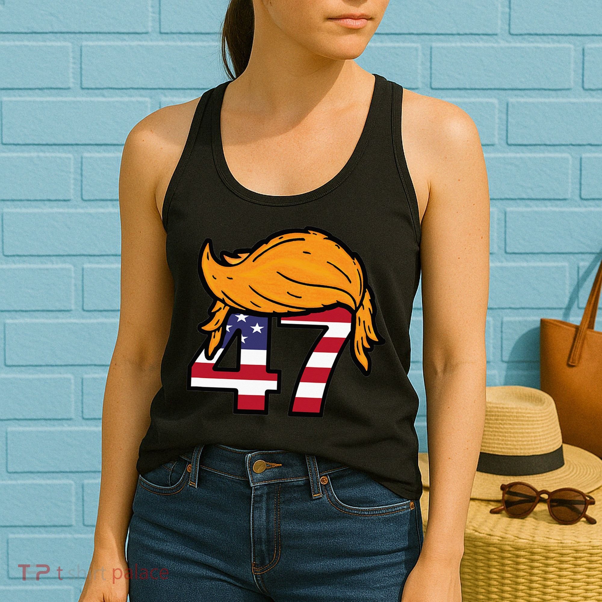 TRUMP 47th President Hair Women's Tank Top