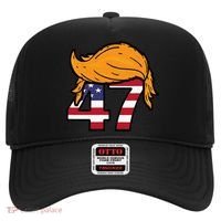 TRUMP 47th President Hair Hat thumb 0