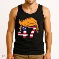TRUMP 47th President Hair Tank Top thumb 3