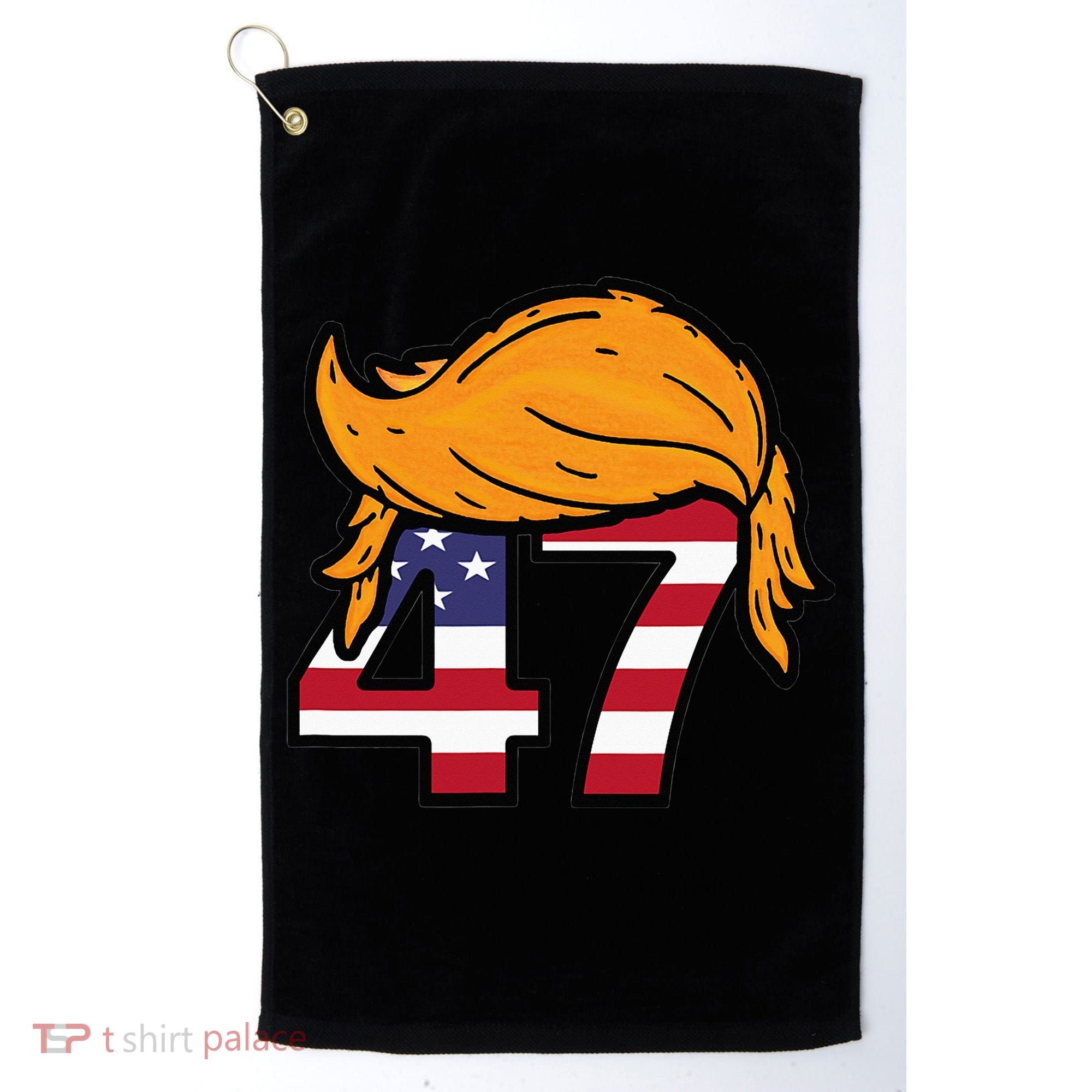 TRUMP 47th President Hair Golf Towel
