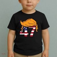 TRUMP 47th President Hair Toddler T-Shirt thumb 2