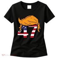 TRUMP 47th President Hair Women's T-Shirt thumb 0