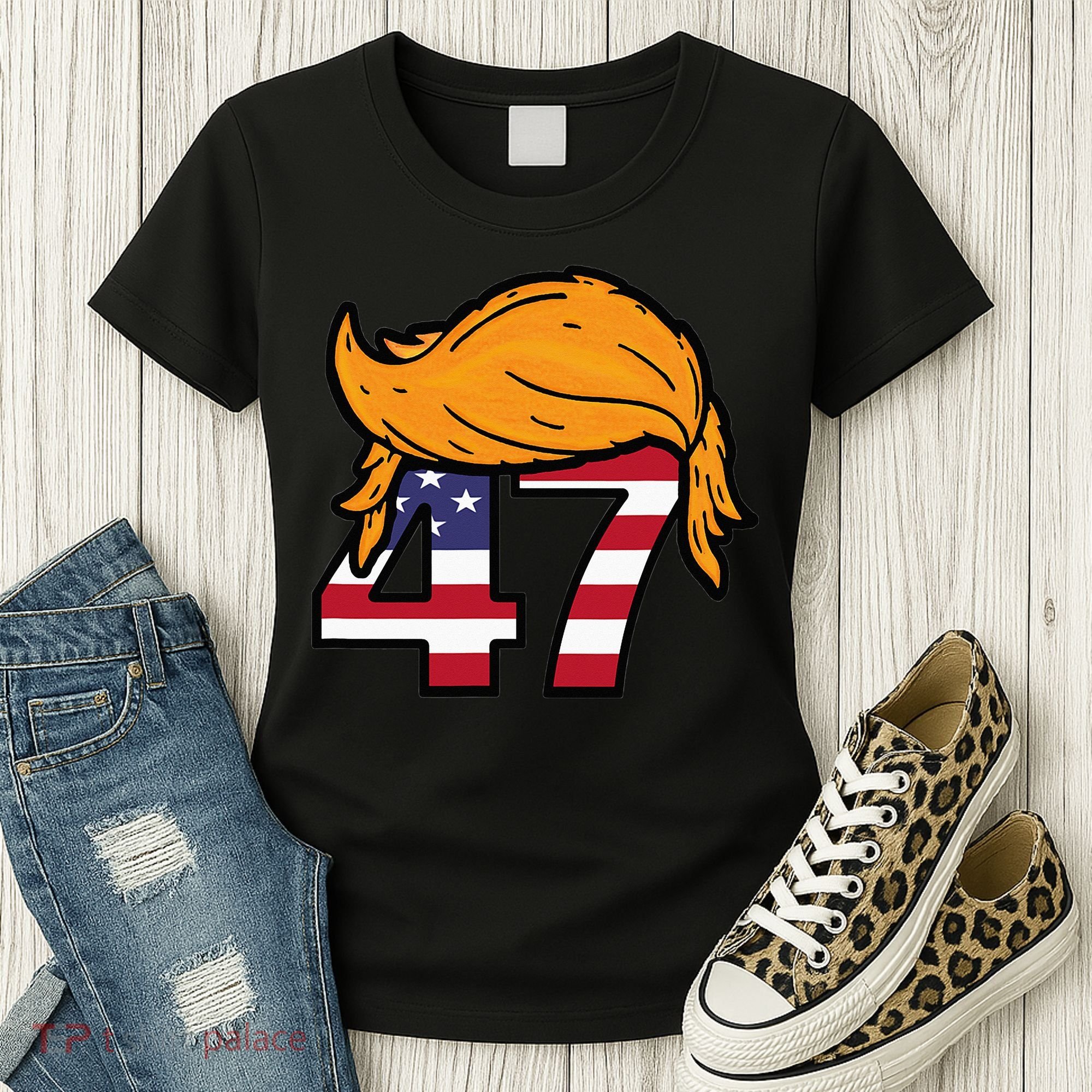 TRUMP 47th President Hair Women's T-Shirt