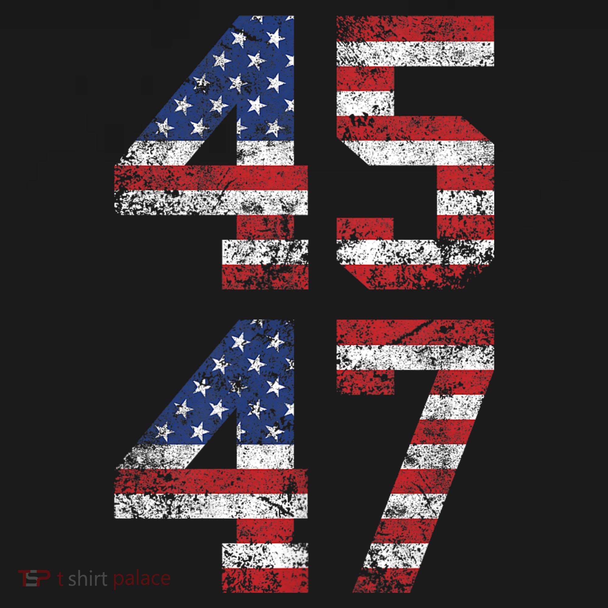 Trump 2024 45 47 Vintage Usa T-Shirt