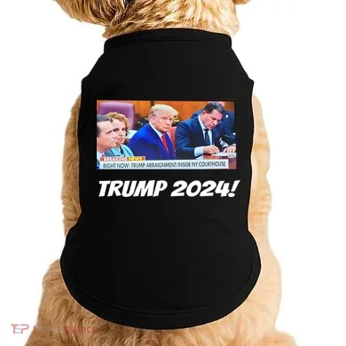 Trump 2024 Arraignment Inside Courthouse Doggie Tank