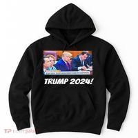 Trump 2024 Arraignment Inside Courthouse Hoodie thumb 0