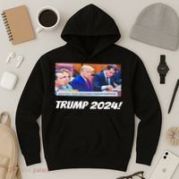Trump 2024 Arraignment Inside Courthouse Hoodie thumb 3