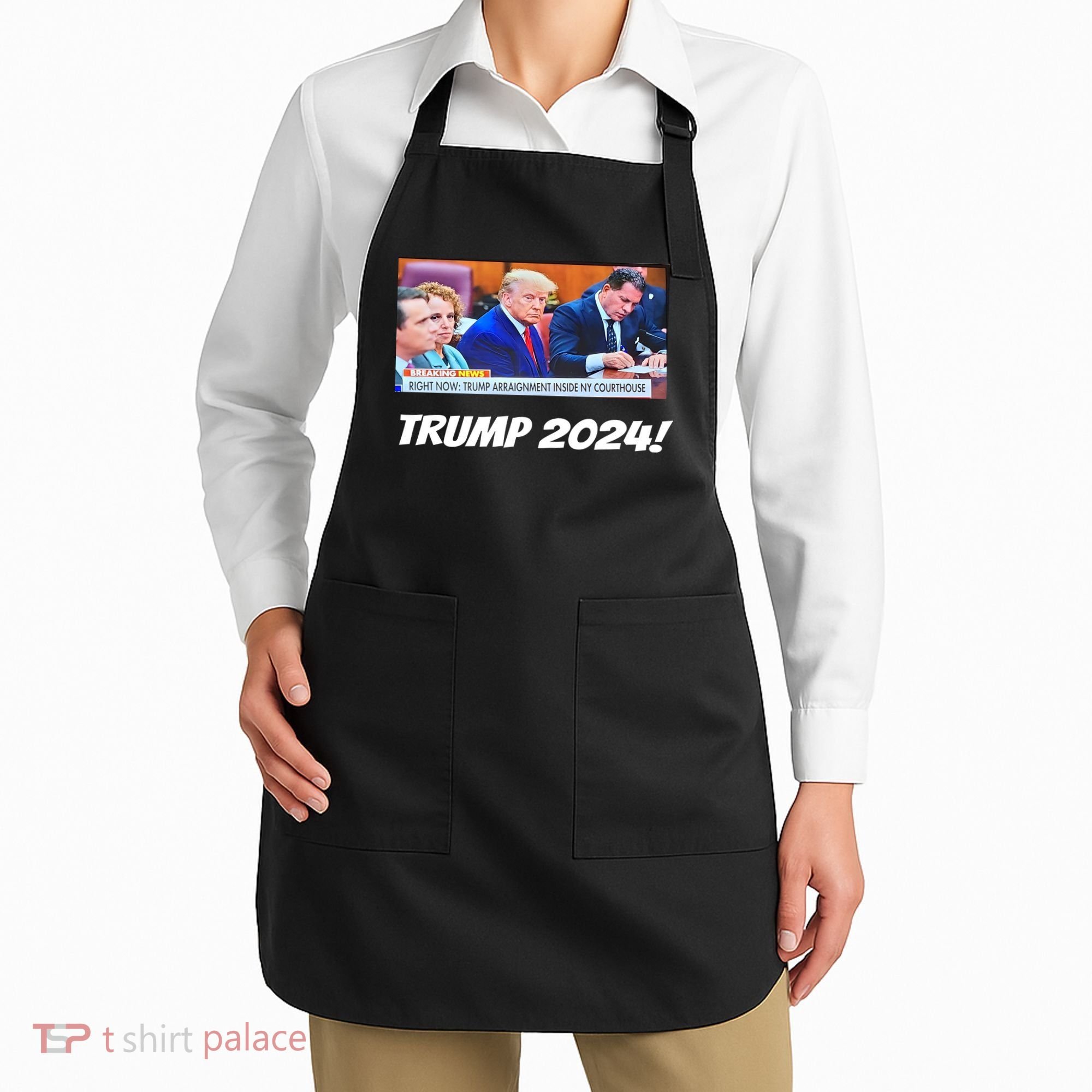 Trump 2024 Arraignment Inside Courthouse Apron