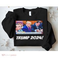 Trump 2024 Arraignment Inside Courthouse Sweatshirt thumb 2