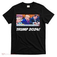 Trump 2024 Arraignment Inside Courthouse T-Shirt thumb 0