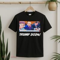 Trump 2024 Arraignment Inside Courthouse T-Shirt thumb 2
