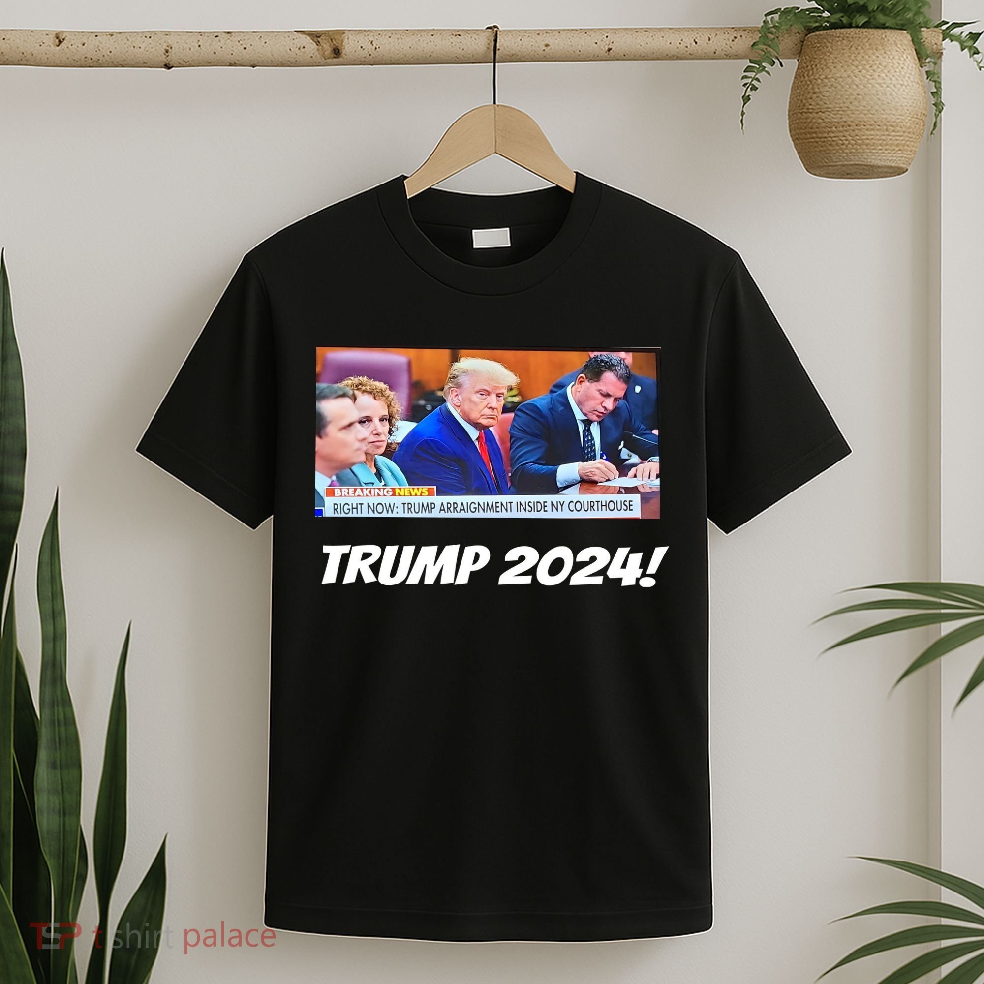 Trump 2024 Arraignment Inside Courthouse T-Shirt