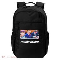 Trump 2024 Arraignment Inside Courthouse Backpack thumb 0