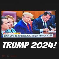 Trump 2024 Arraignment Inside Courthouse Bucket Hat thumb 4