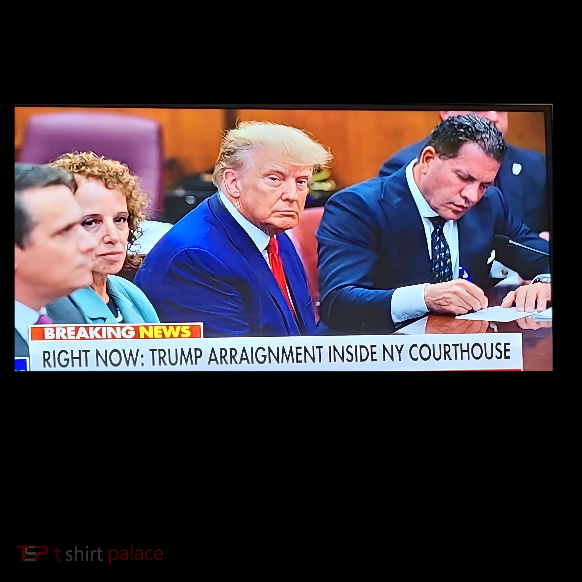 Trump 2024 Arraignment Inside Courthouse Coffee Mug