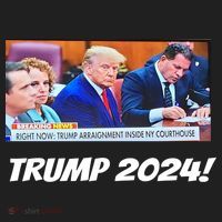 Trump 2024 Arraignment Inside Courthouse Beanie thumb 2