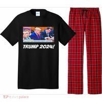 Trump 2024 Arraignment Inside Courthouse Pajama Set thumb 0