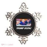 Trump 2024 Arraignment Inside Courthouse Ornament thumb 0